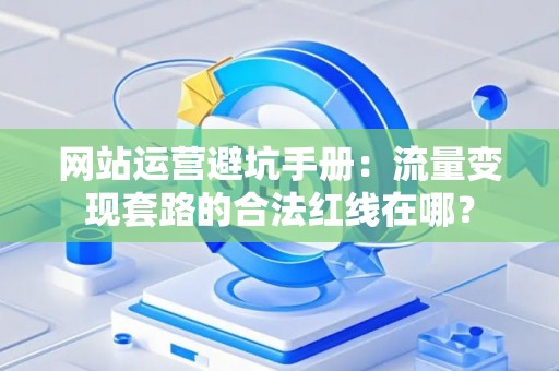 网站运营避坑手册：流量变现套路的合法红线在哪？